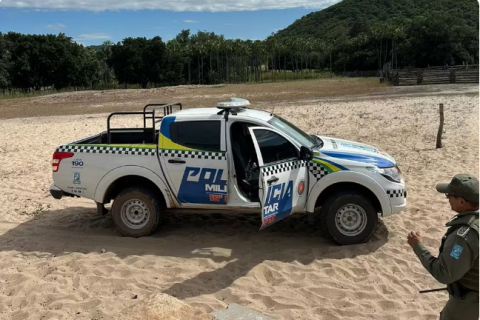 FILHO ATIRA NO PAI COM ESPINGARDA DURANTE DISCUSSÃO E SE ENTREGA À POLÍCIA EM BURITI DOS MONTES (PI).