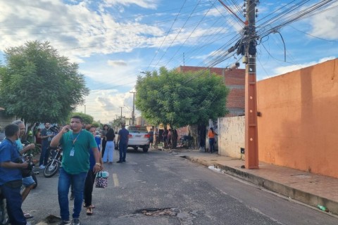 PROPRIETÁRIO DE OFICINA É ATINGINDO POR BALA PERDIDA NO MONTE CASTELO EM TERESINA.